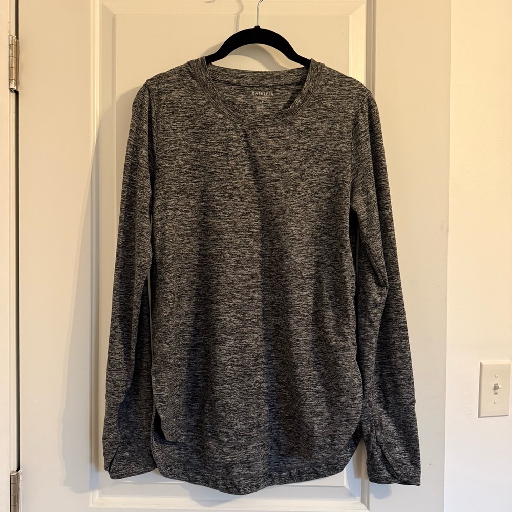 Athleta Women's Gray Long Sleeve Tee